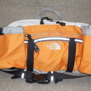 The North Face- Vintage Orange and Grey Hiking Waist Pack